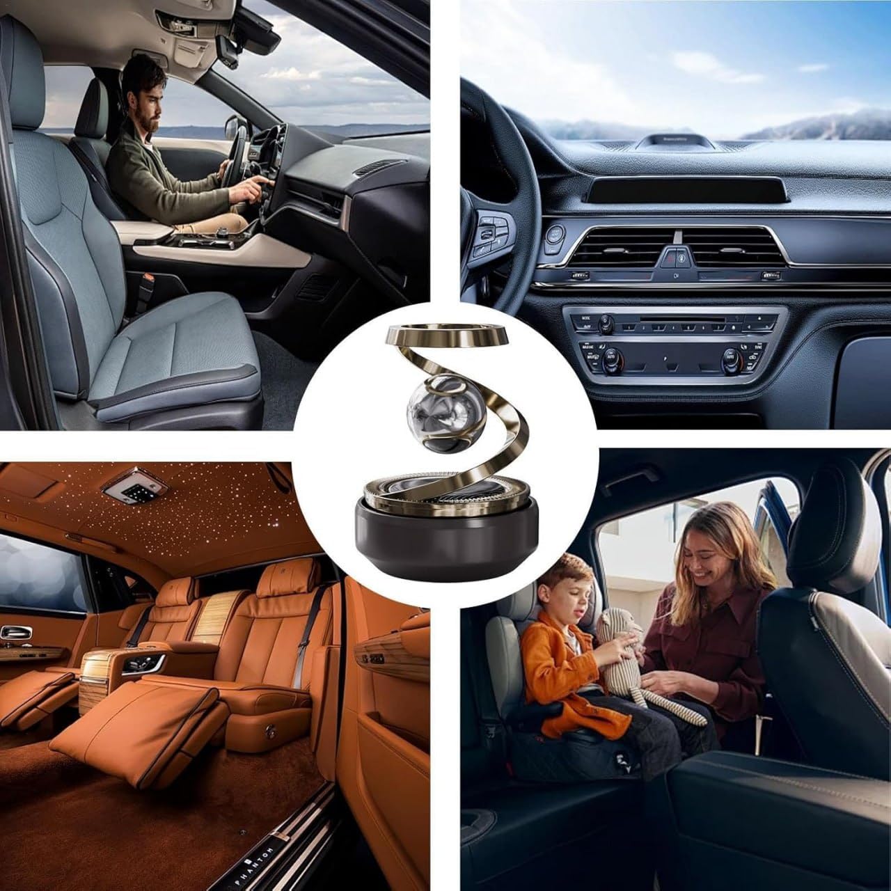 SolarBreeze Refillable Home & Car Air Freshener