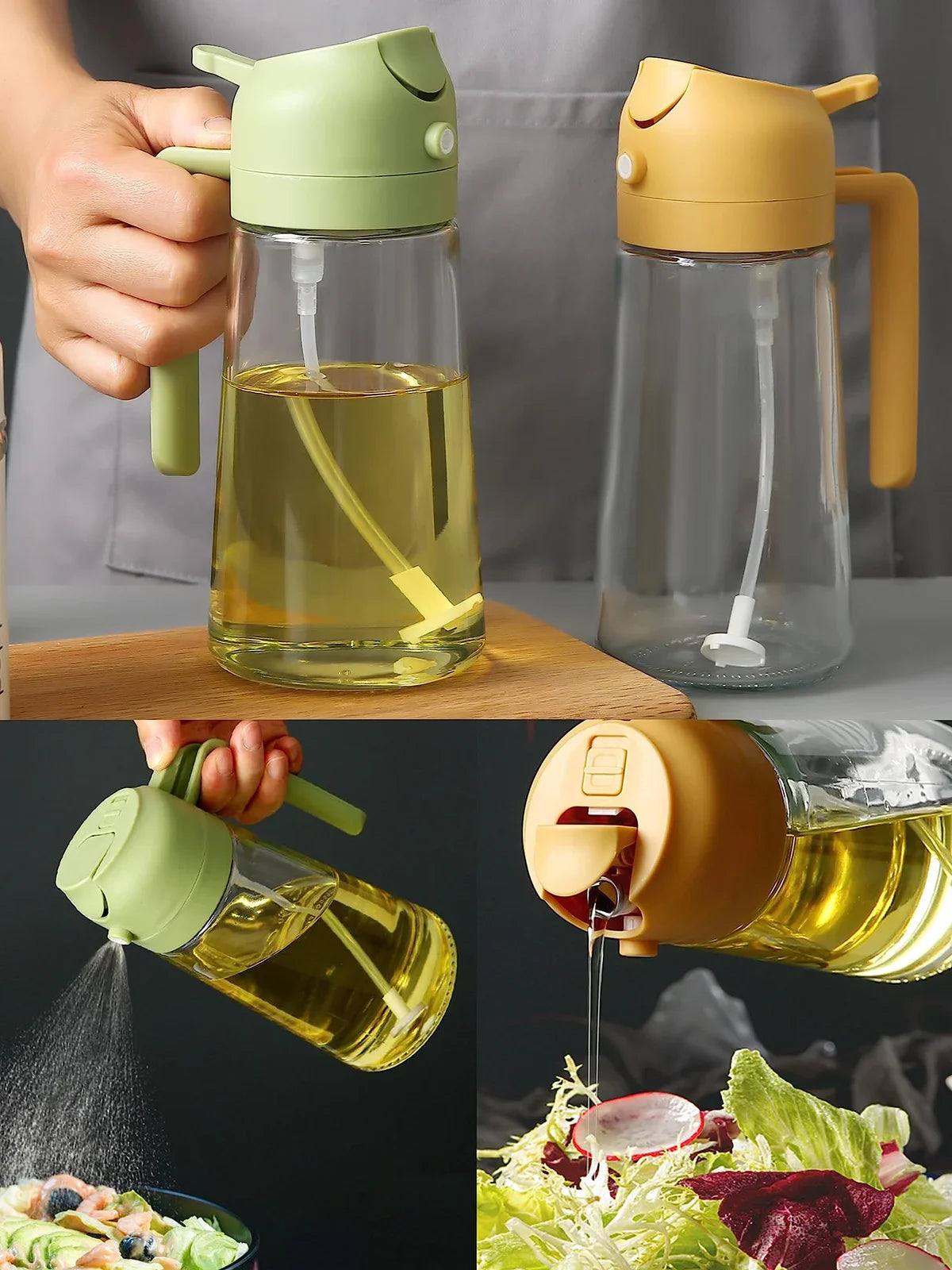 2-in-1 Oil Sprayer and Dispenser