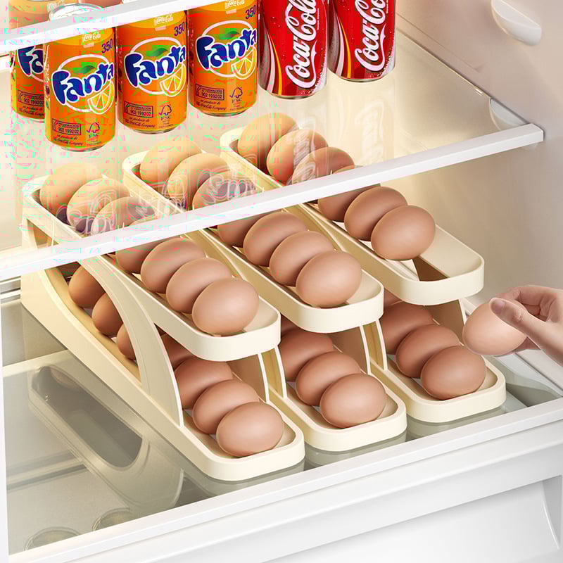 Eggs Roll-Down Dispenser