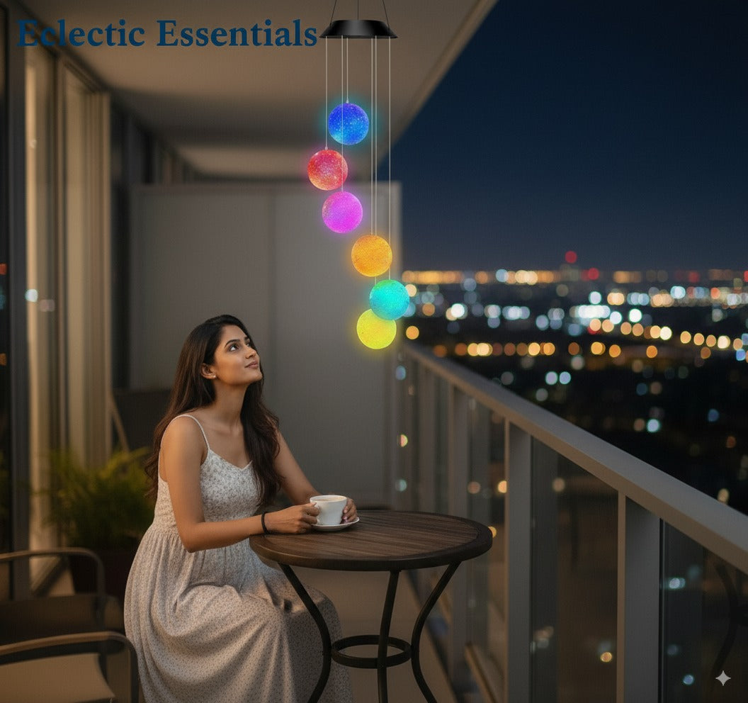 SunBell™ LED Solar Wind Chimes