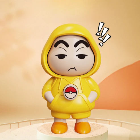 Shinchan Rotating Face Keychain