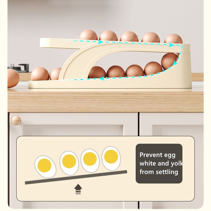 Eggs Roll-Down Dispenser