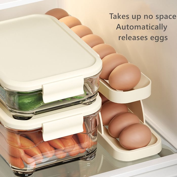 Eggs Roll-Down Dispenser