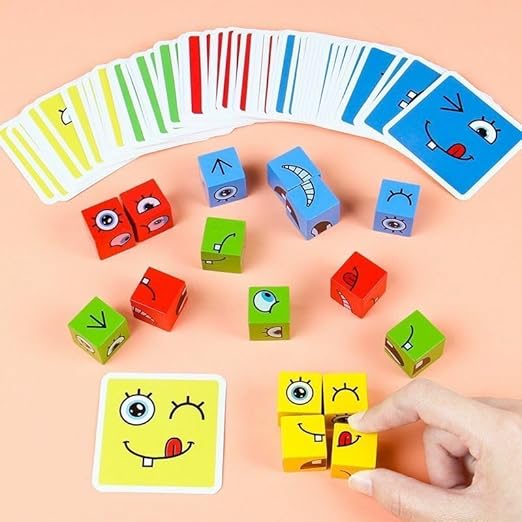 Emoji Face Matching Cube Game