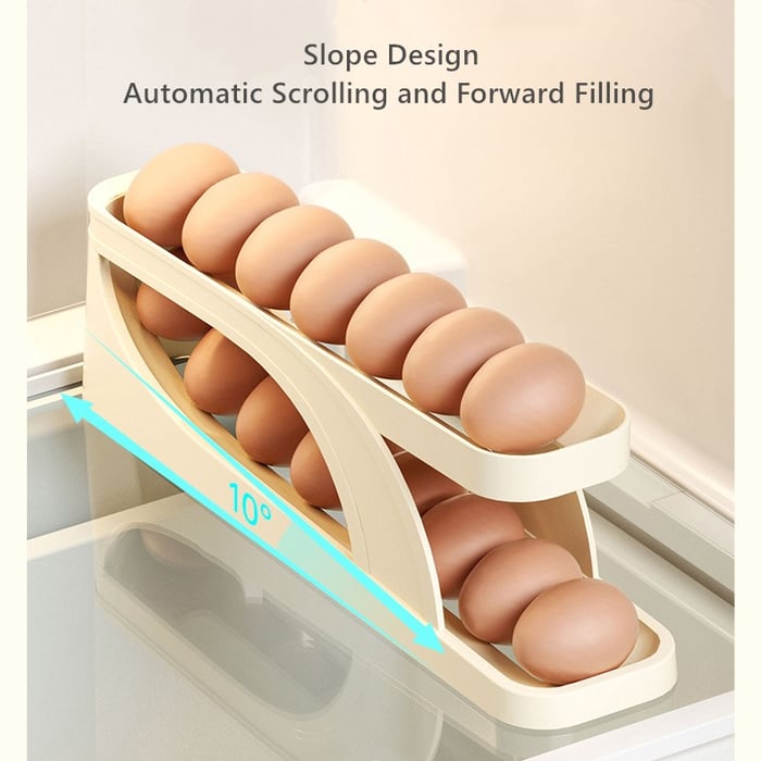 Eggs Roll-Down Dispenser