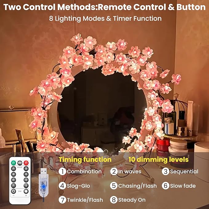 LumiFlora™ Cherry Blossom Branch Lights