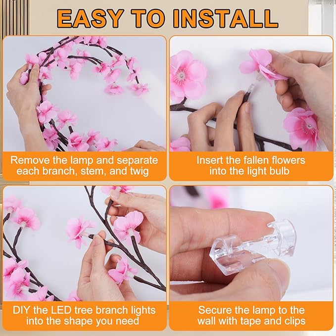 LumiFlora™ Cherry Blossom Branch Lights