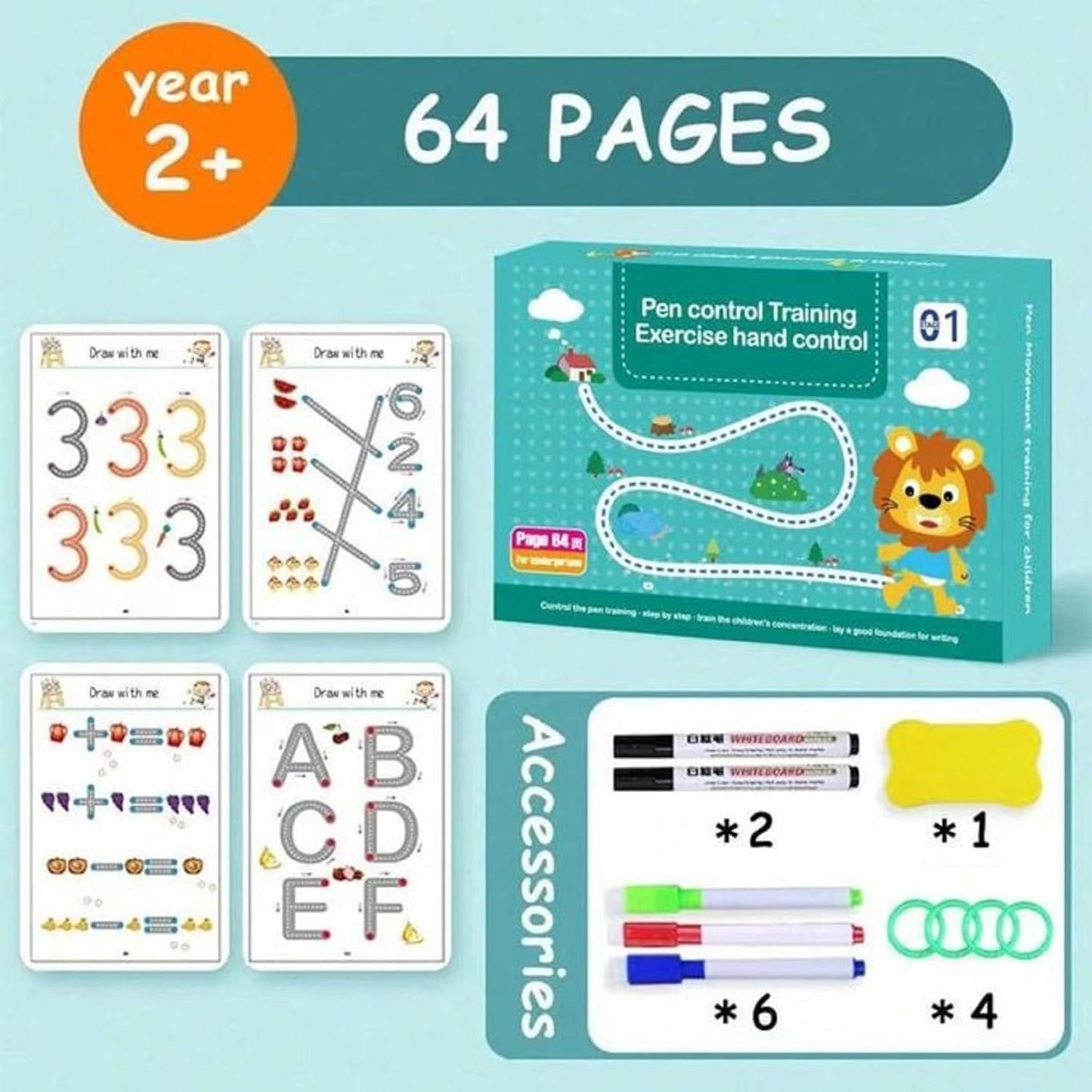 MagicWrite™ Reuseable Writing Practice Workbook
