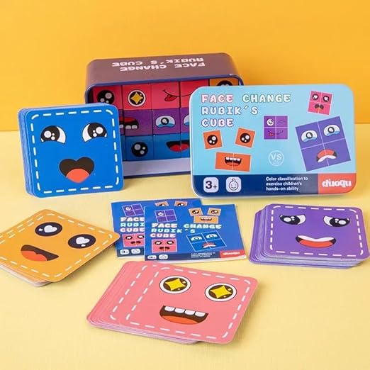 Emoji Face Matching Cube Game