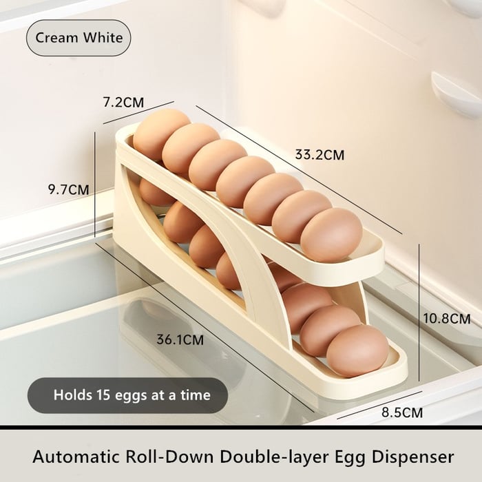 Eggs Roll-Down Dispenser