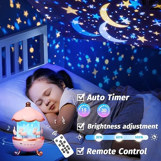TwinkleTales Night Light Projector