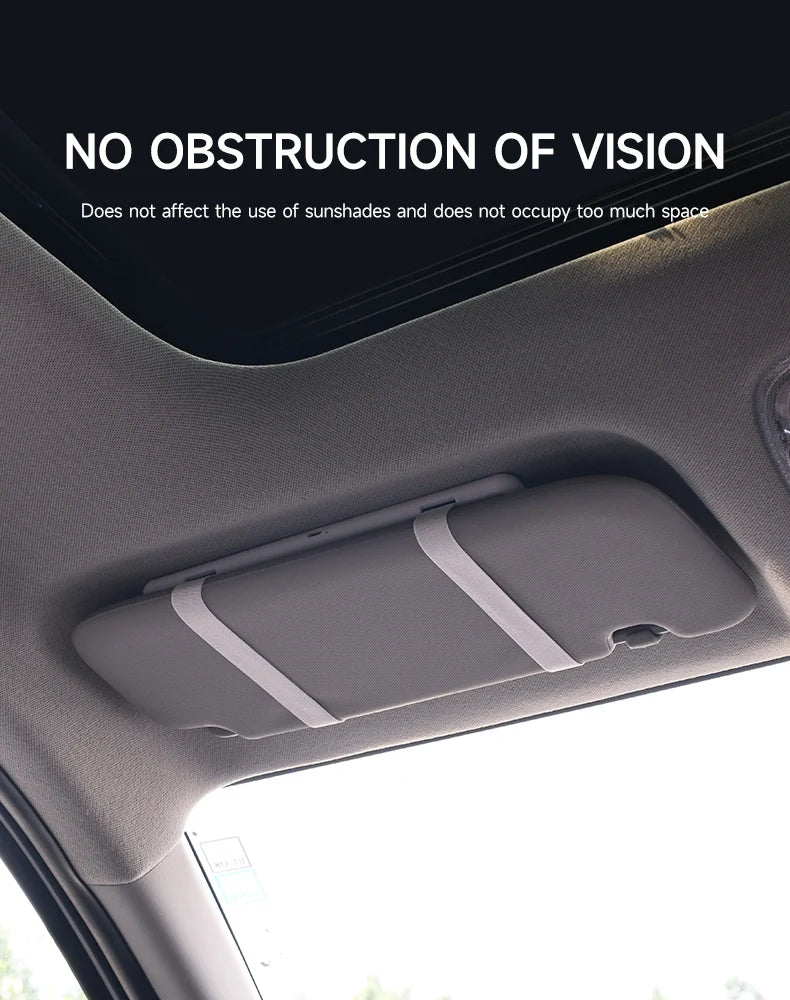 GlamGlow™️ LED Car Vanity Mirror