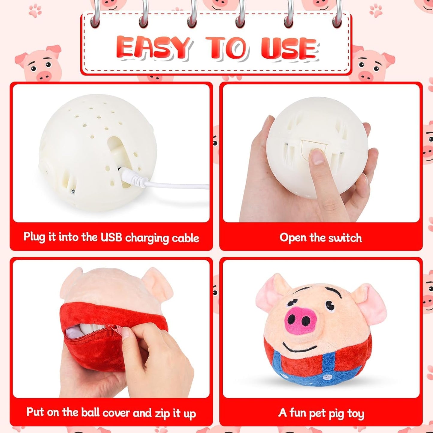 DancePiggy™ Jumping & Singing Piglet
