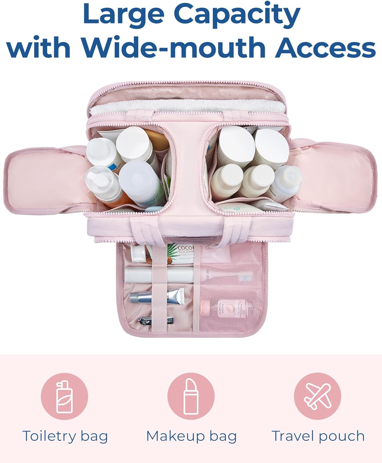 GlamBag™ Luxe Makeup & Toiletry Bag