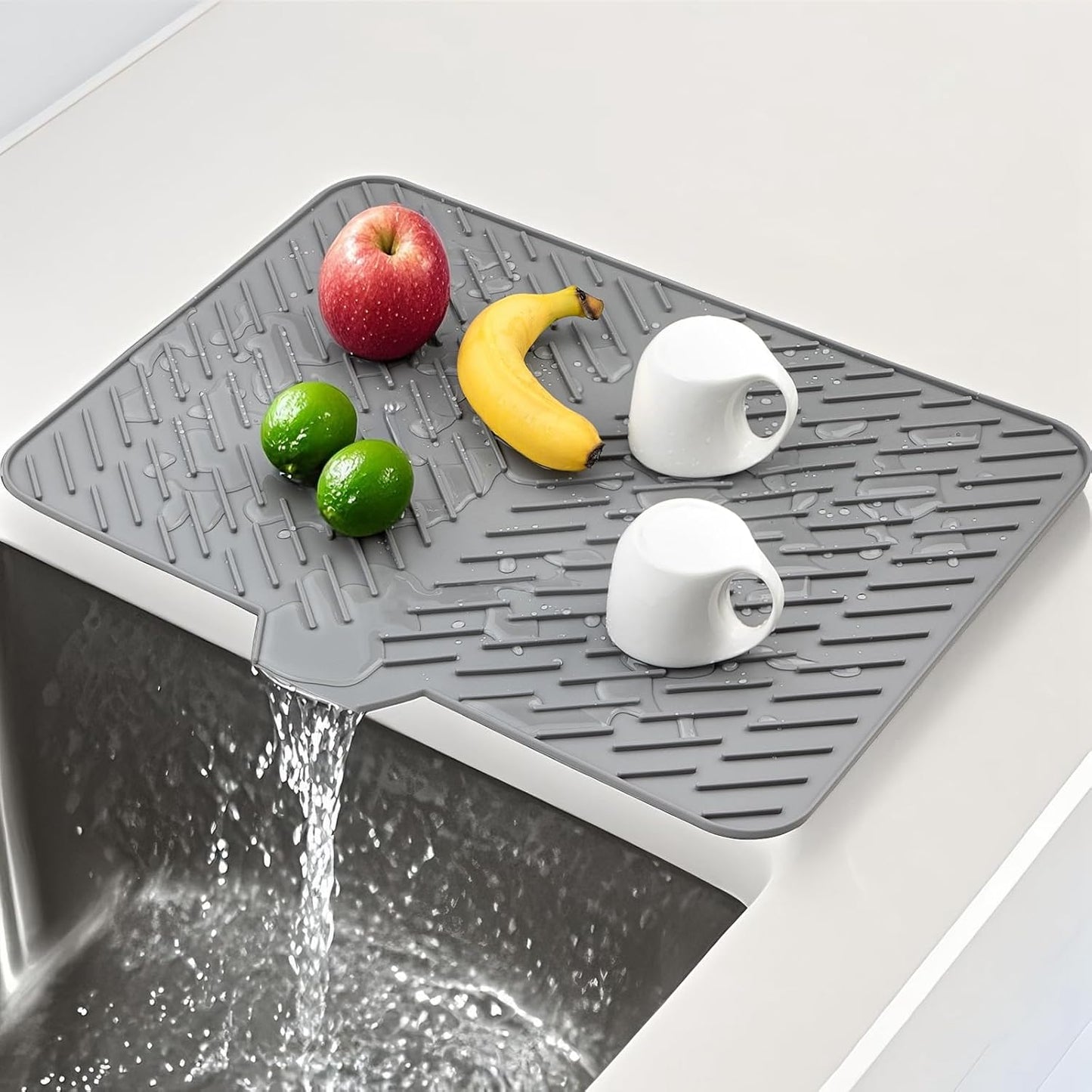 DryDock™ Silicone Dish Drying Mat (23" x 17")