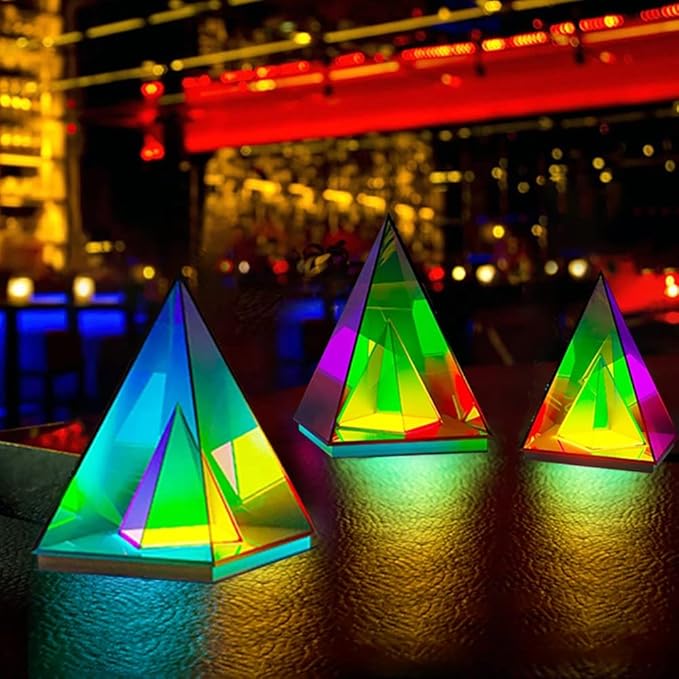 Infinity Pyramid Table store Lamp