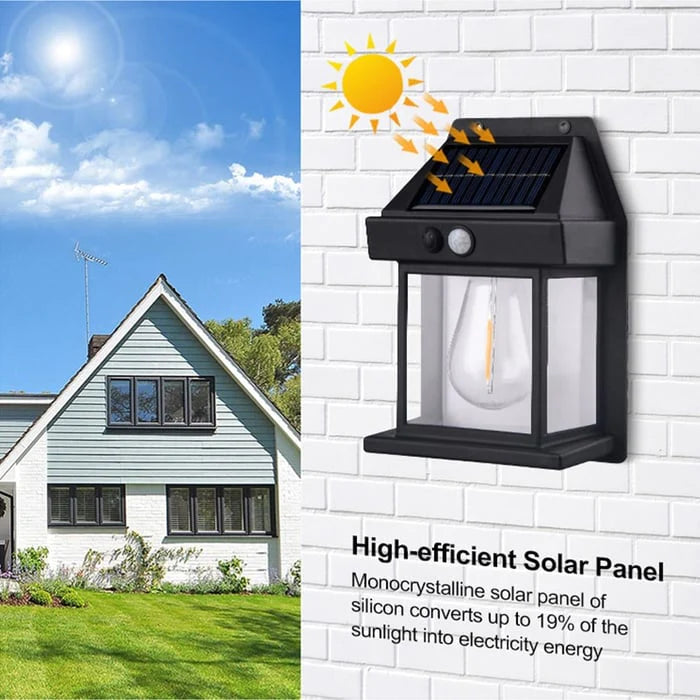 Solar Motion Sensing Wall Lamp