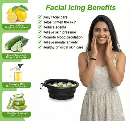 CryoBloom™ Foldable Ice Facial Bowl