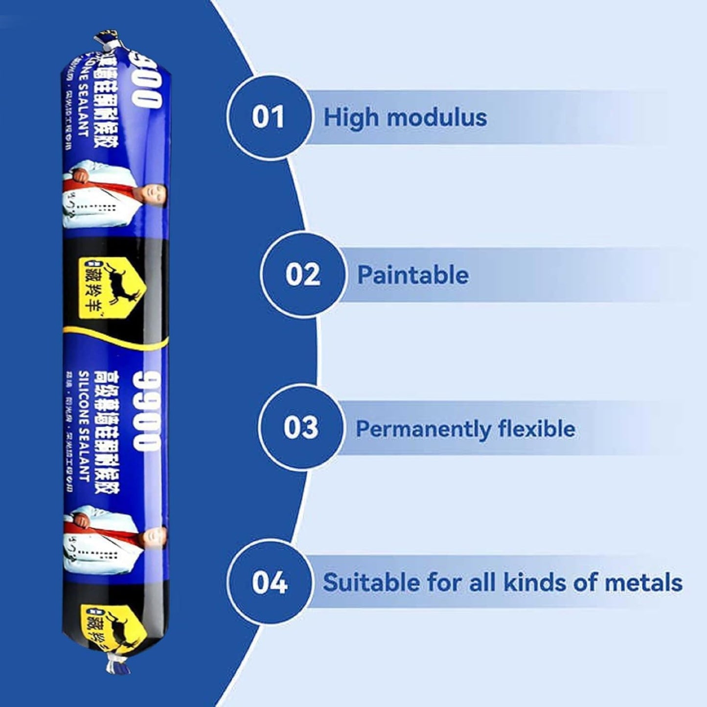HydroSeal™ Waterproof Silicone Sealant (750 Gms)