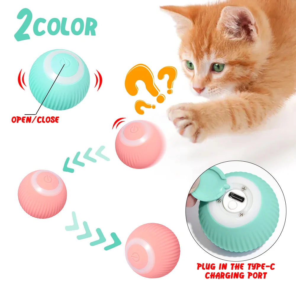 PurrPlay Smart Cat Rolling Ball