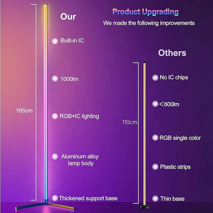 RGB Corner Floor Lamp