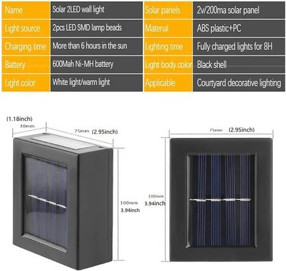 Solar Wall Light  Unique Up And Down Lights