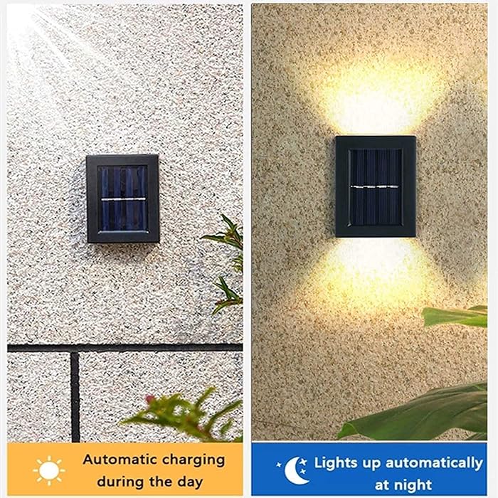 Solar Wall Light  Unique Up And Down Lights