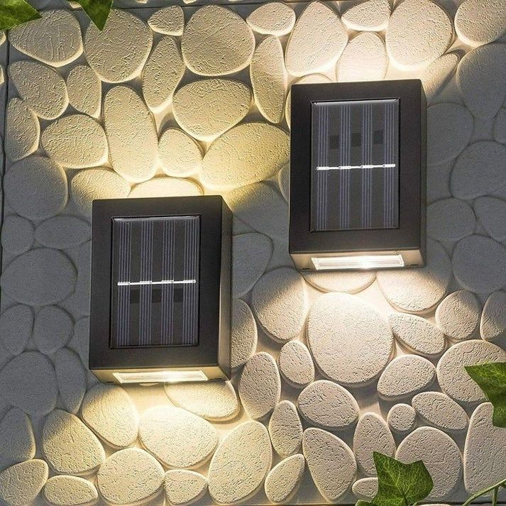 Solar Wall Light  Unique Up And Down Lights