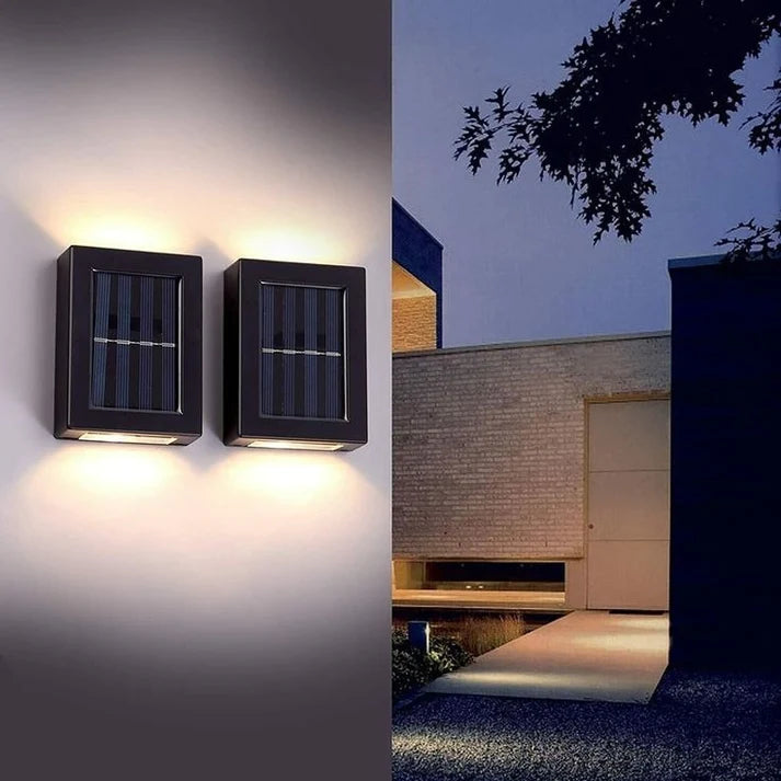 Solar Wall Light  Unique Up And Down Lights