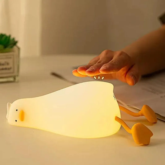 Silicone Lazy Duck Lamp