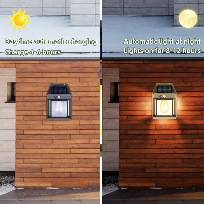 Solar Motion Sensing Wall Lamp