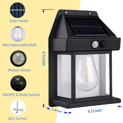 Solar Motion Sensing Wall Lamp